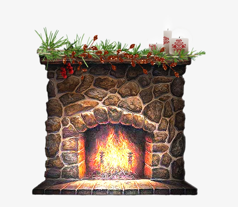Tube Hiver, Noël - Hearth, transparent png download