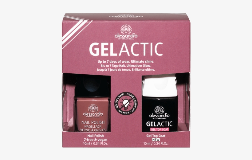 Gelactic Nail Set Rosy Wind - Nail Polish, transparent png download