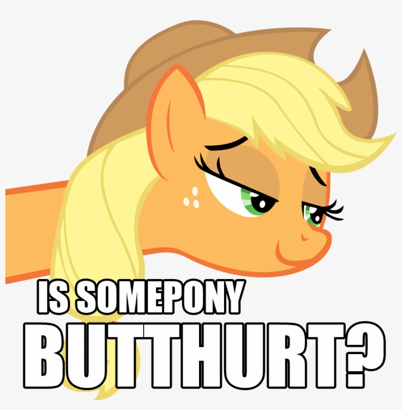 Quote - Pony Butthurt, transparent png download