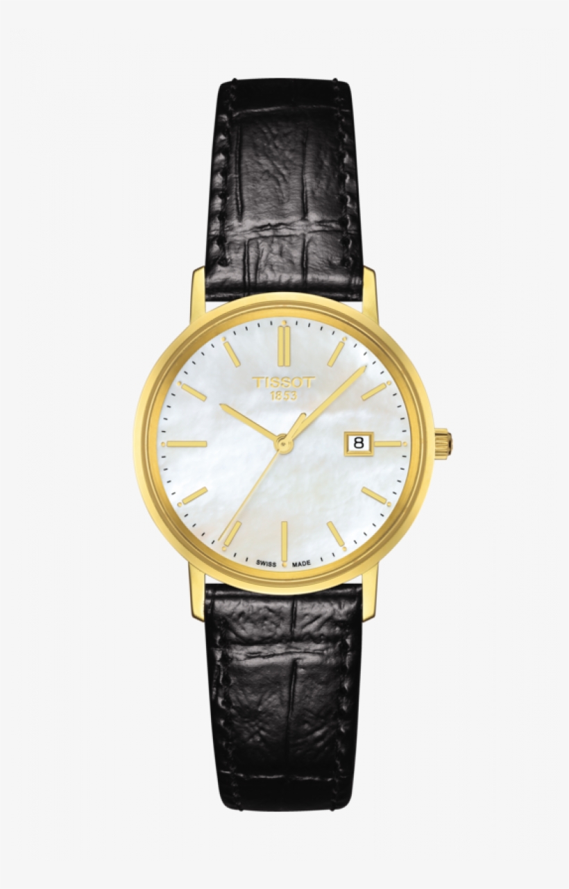 Tissot Goldrun Sapphire Lady 18k Gold - T9222107611100, transparent png download