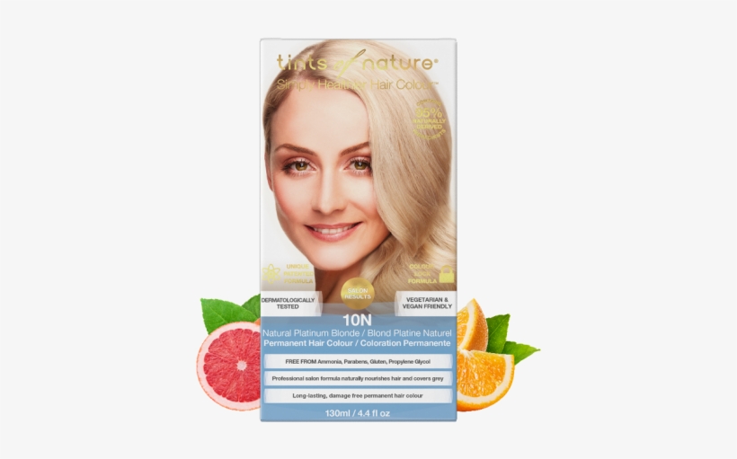 10n Natural Platinum Blonde Permanent Hair Dye - Tints Of Nature 6c, transparent png download