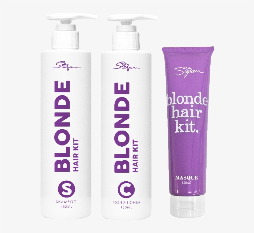 Stefan Blonde Hair Kit - Cosmetics, transparent png download
