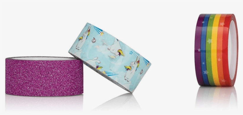 Rainbow Unicorn 3 Tape Pack By Npw - Masking Tape Licorne, transparent png download