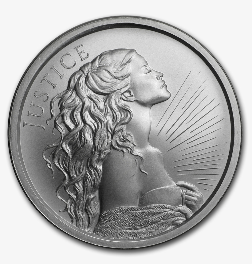 Buy 2019 1 Oz Silver Shield Round - Quarter, transparent png download