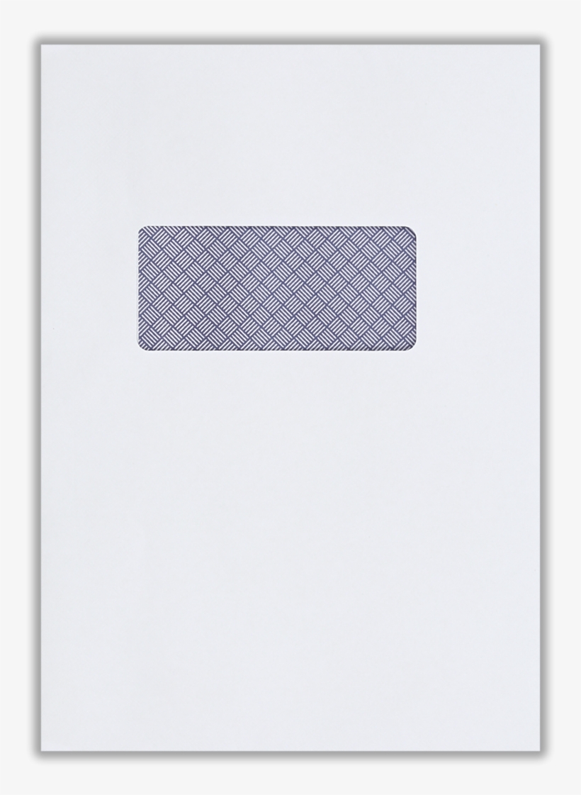 White C5 Gummed Window Invoice Envelope, transparent png download