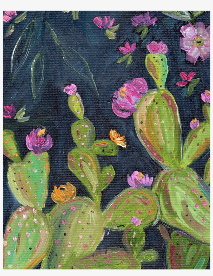 Boho Desert Art Series - Cactus, transparent png download