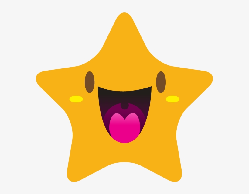 Cute Star - Cat Yawns, transparent png download
