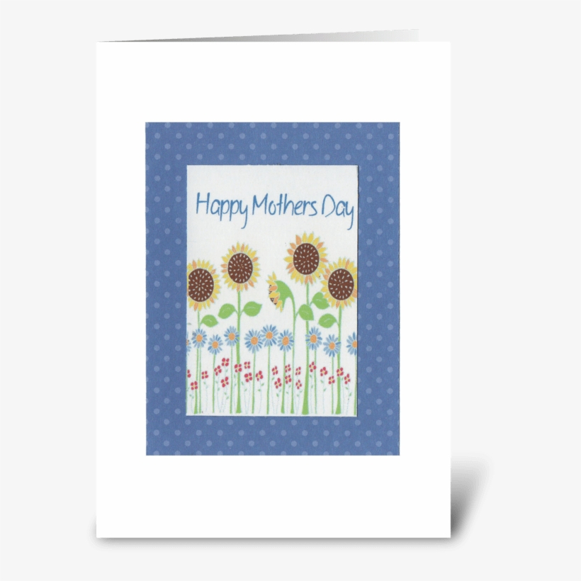 Summer Flowers Mother's Day Greeting Card - Greeting Card, transparent png download