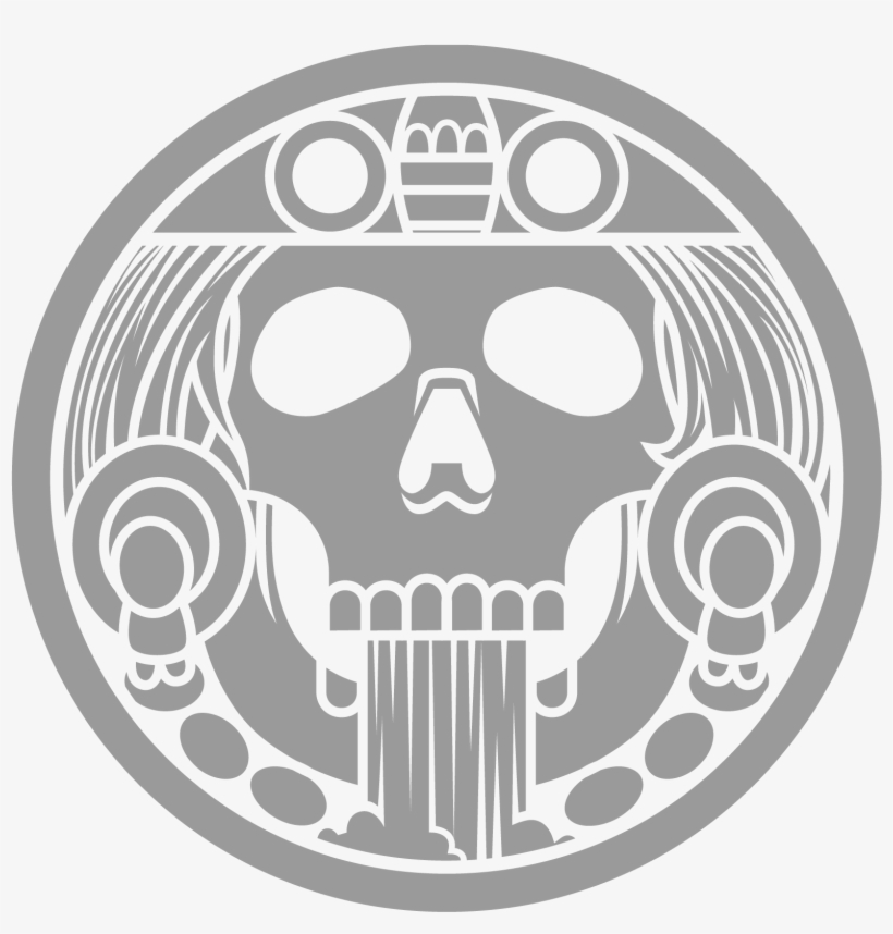 The Symbol Is A Derivative Of The “ollin” Found In - Skull, transparent png download