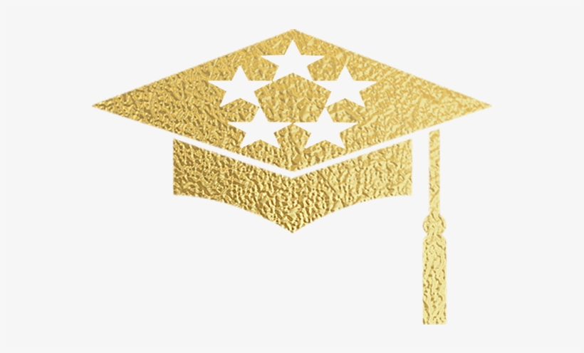 Grad Cap Gold Square Transparent PNG - 600x600 - Free Download on NicePNG