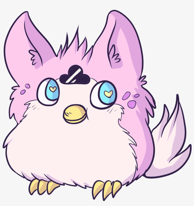 Furby Sticker I Designed For My Patrons Uwu - Cartoon, transparent png download