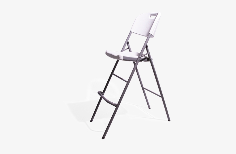Counter Height Plastic Folding Chairs - Folding Chair, transparent png download