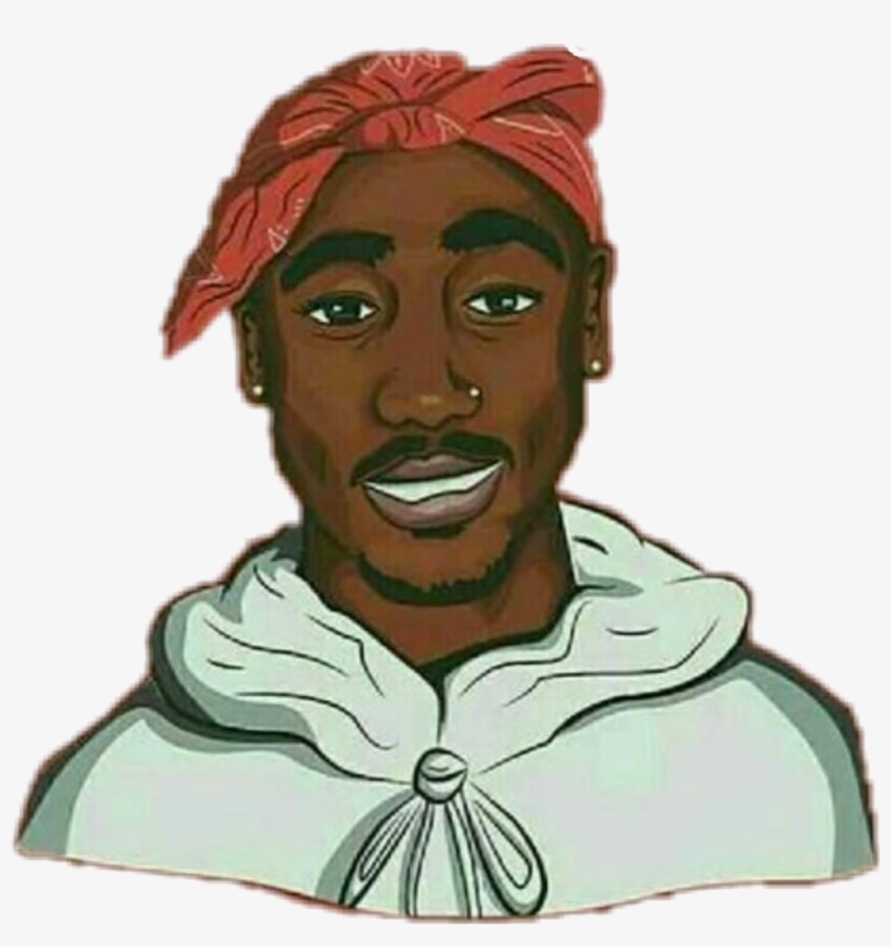 2pac Sticker, transparent png download