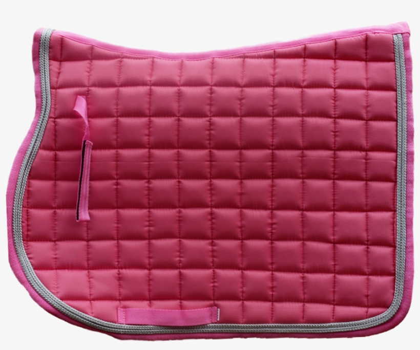Dressage Cotton Saddle Pad Elegant Sliver Borders 15mm - Cushion, transparent png download