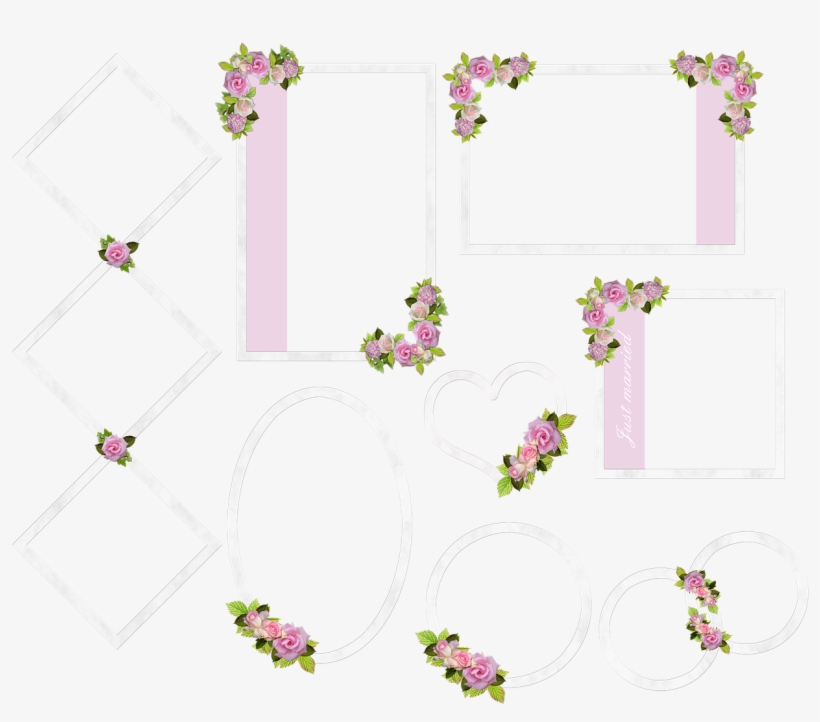 Wedding Frame Picture Frame - Circle, transparent png download