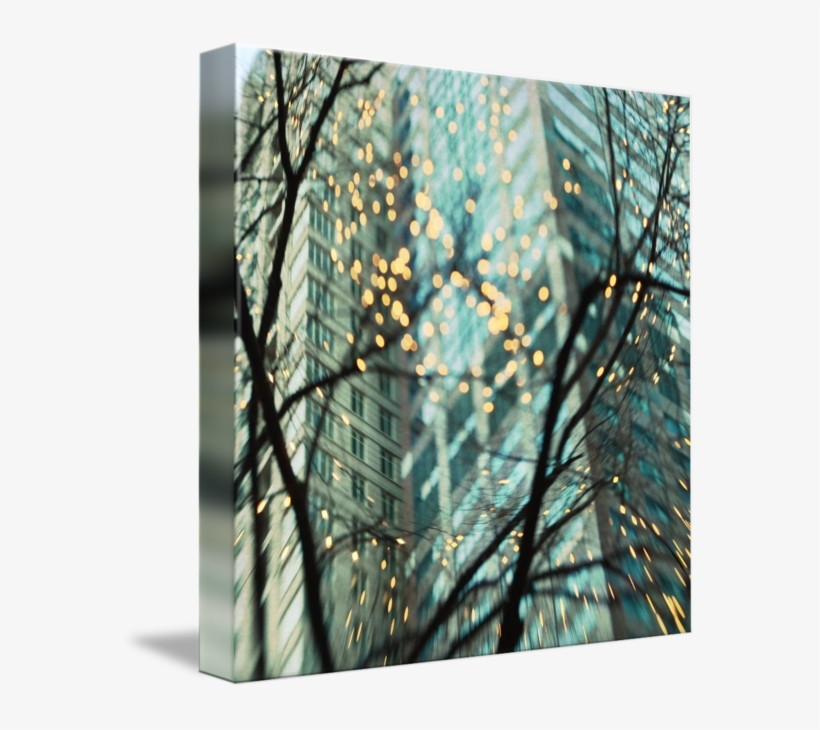 Mkc Photography Chicago Lights Canvas - Pine, transparent png download