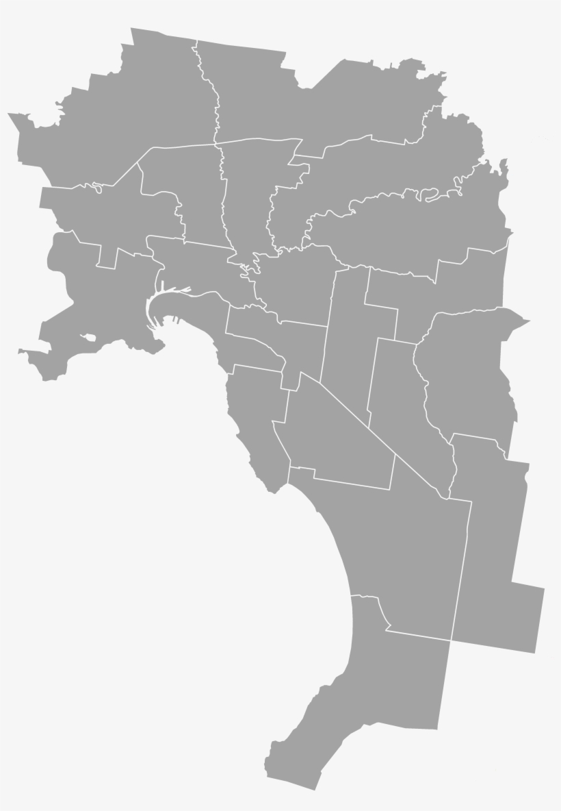 Australian Electoral Divisions Of Melbourne, 2016 - Atlas, transparent png download