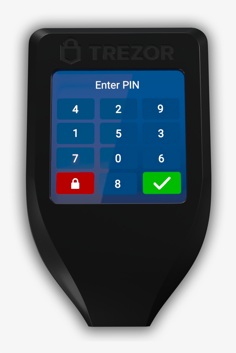 Bitcoin Places Near Me Trezor Wallet Coins Litecoin - Trezor Model T Hardware Wallet, transparent png download