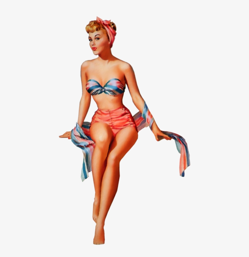 Bikini Pin Up Png, transparent png download