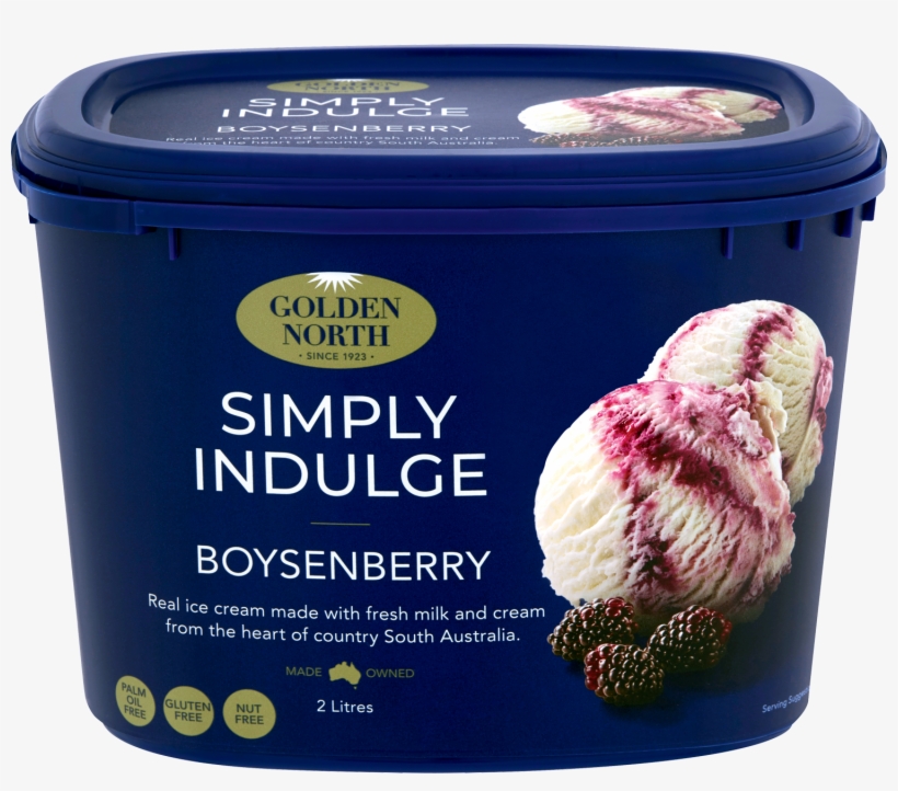 Simply Indulge Boysenberry Ice Cream - Boysenberry Ice Cream Tub, transparent png download
