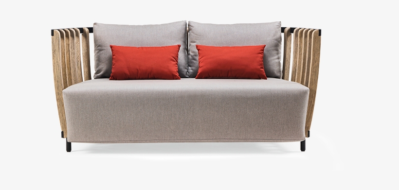 2-seater Sofa - Couch, transparent png download
