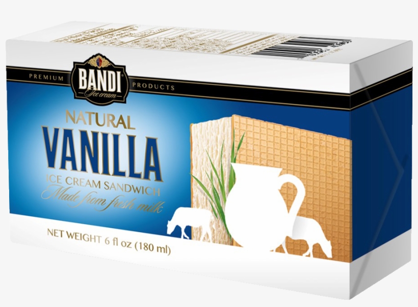 Bandi Vanilla Ice Cream Sandwich - Doppio, transparent png download