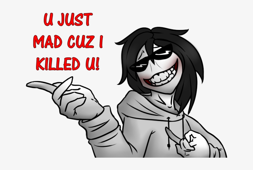 Name Jeff The Killer Age 1920 Idk Likes Knifes,death,blood - Cartoon, transparent png download