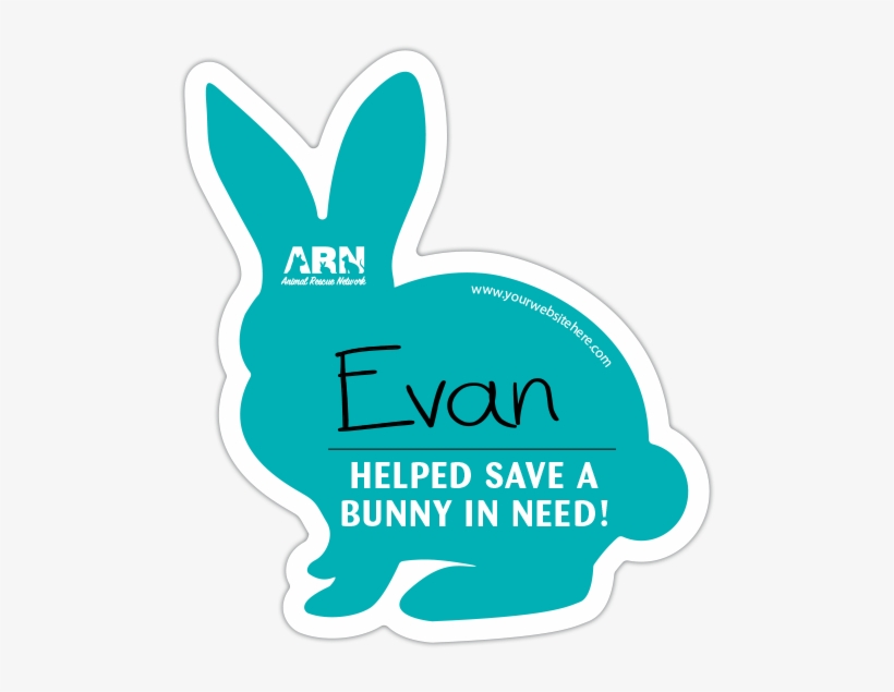 Bunny Rabbit Donation Cards - Rabbit, transparent png download