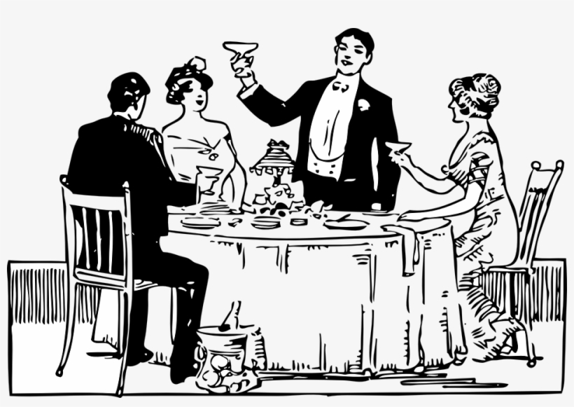 960 X 634 6 - Dinner Party Clipart, transparent png download