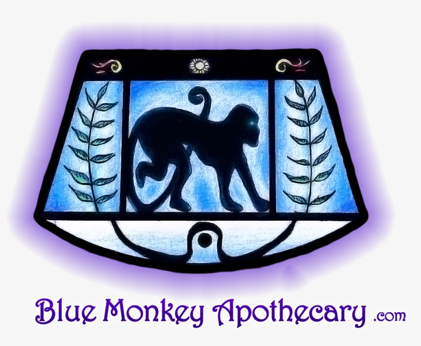 Blue Monkey Apothecary - Silhouette, transparent png download