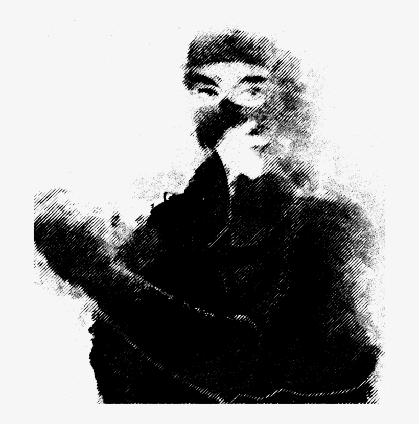 Visual Arts Human Behavior Silhouette Beard - Monochrome, transparent png download