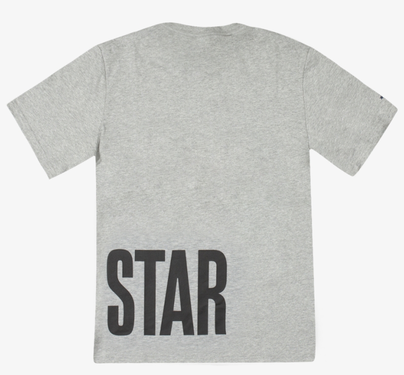 All Star Logo Wrap Youth T Shirt Dark Grey Heather - Active Shirt, transparent png download
