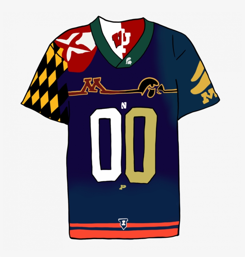 Michigan's Maize Is Big Ten's Best Jersey - Sports Jersey, transparent png download