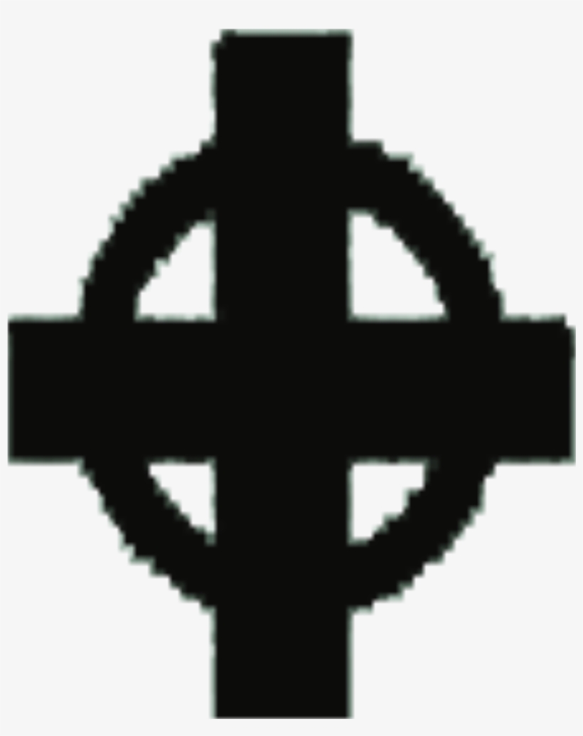 Clipart Ireland Silhoutte Big Image Png - Cross, transparent png download