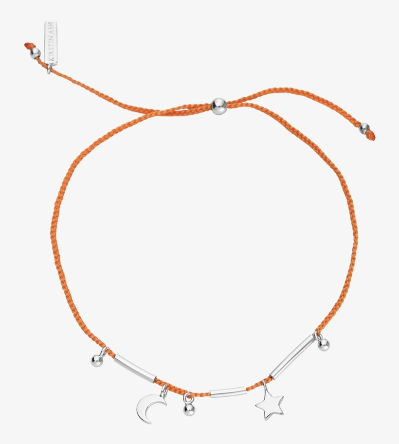 Star Moon Woven Bracelet Orange Star Moon Woven Bracelet - Tan, transparent png download