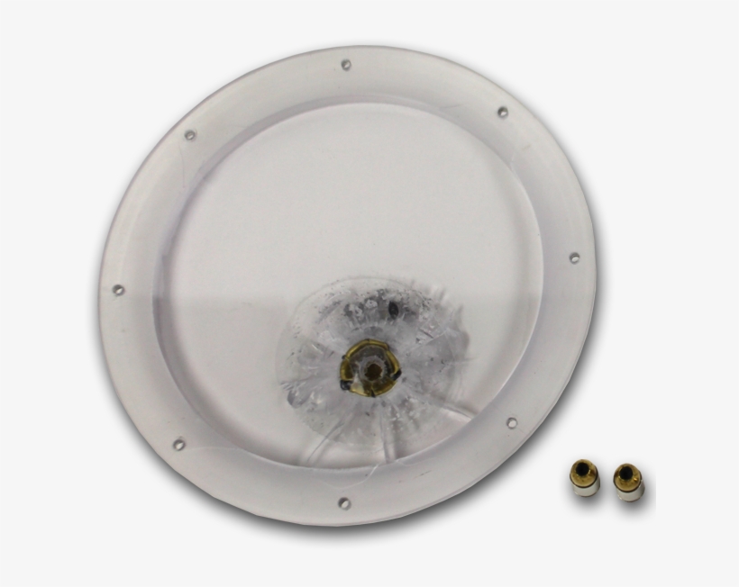 Bash Accessory Ballistic Lens With Bullet Shot At And - Circle, transparent png download