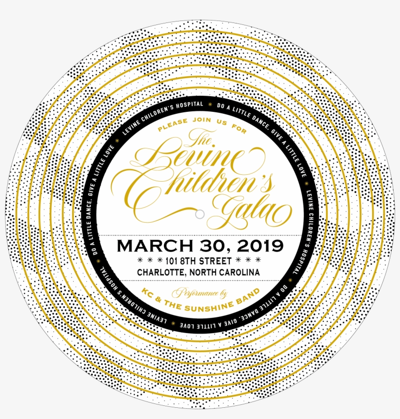Gold Record Lch Gala - Party Favor - March Lineup, transparent png download