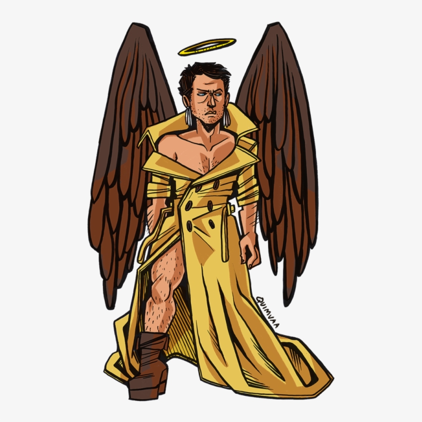 Fashion Cas Trenchcoat Castiel Supernatural Spn Crack - Illustration, transparent png download