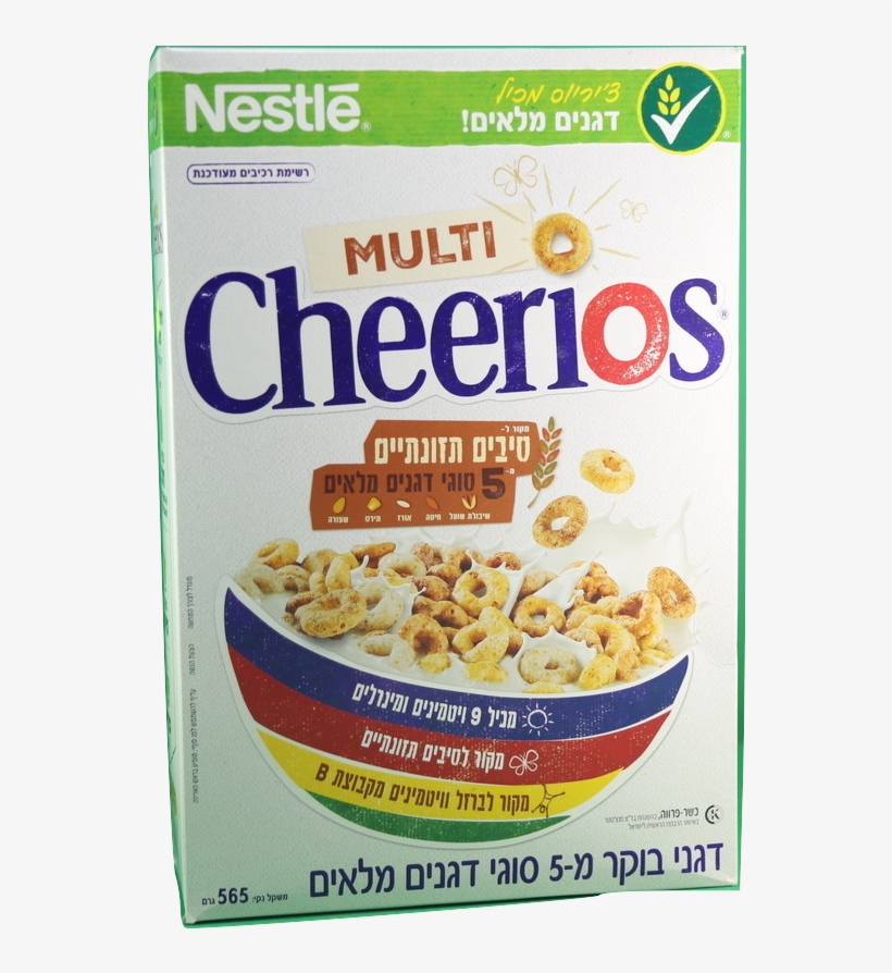 حبوب إفطار Multi Cheerios من Nestle نستله 565 غم - Nestle Cheerios Logo, transparent png download