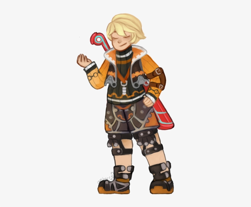 “now Its Reyn Shulk Time ” My Piece For Supersmashartists - Cartoon, transparent png download