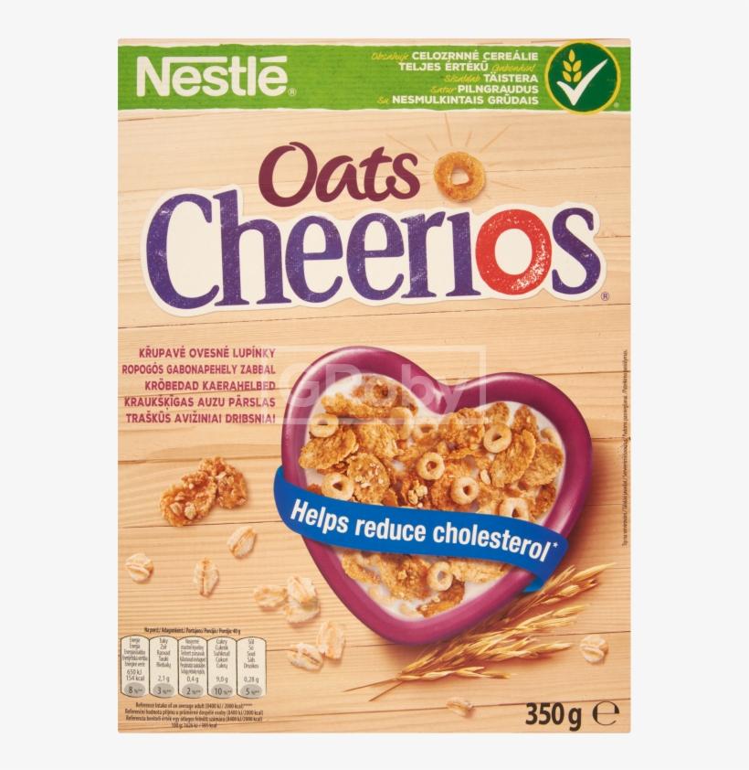 Nestlé Cheerios Oats Gabonapehely 350 G - Nestle Cheerios 375g, transparent png download
