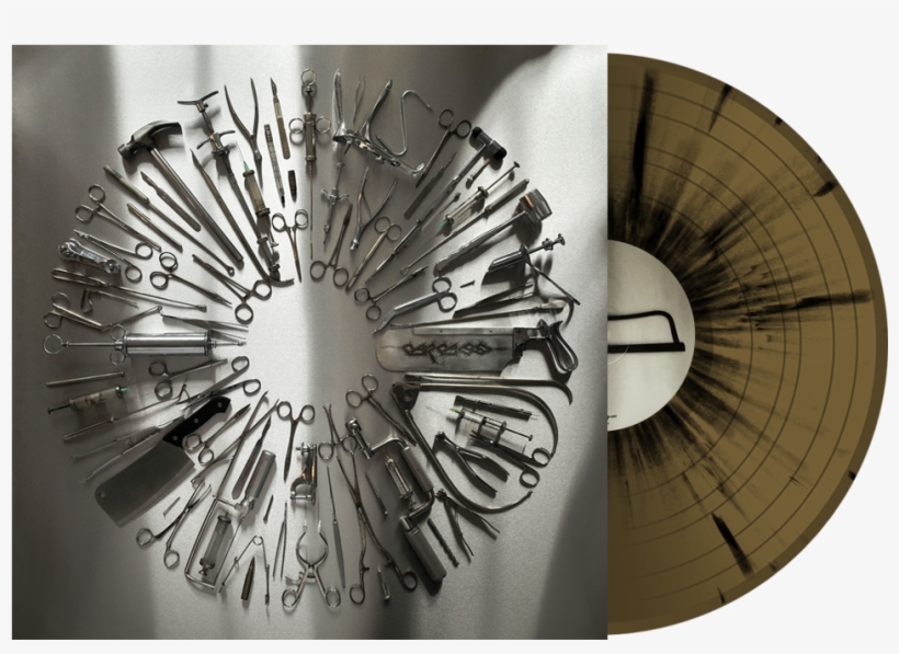 Surgical Steel In Gold And Black Vinyl - Carcass Surgical Steel, transparent png download