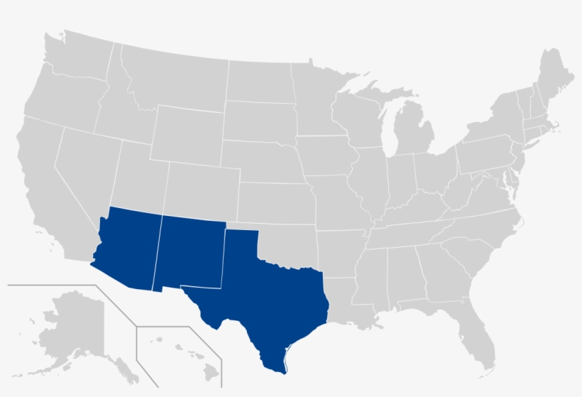 Border Conference - Us Red Blue Map 2018, transparent png download