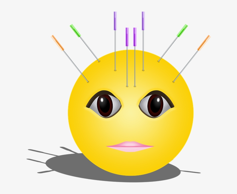 Acupuncture Emoticon Smiley Emoji Download This Free - Acupuncture Emoji, transparent png download