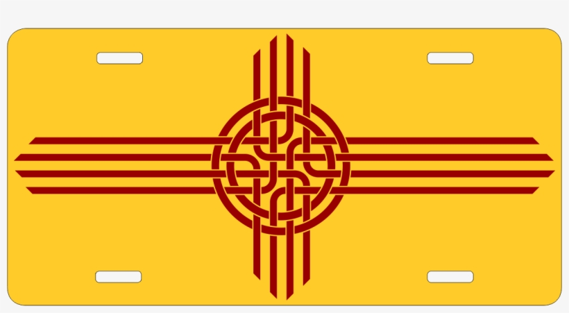 Celtic Zia License Plate - Celtic Zia Symbol, transparent png download