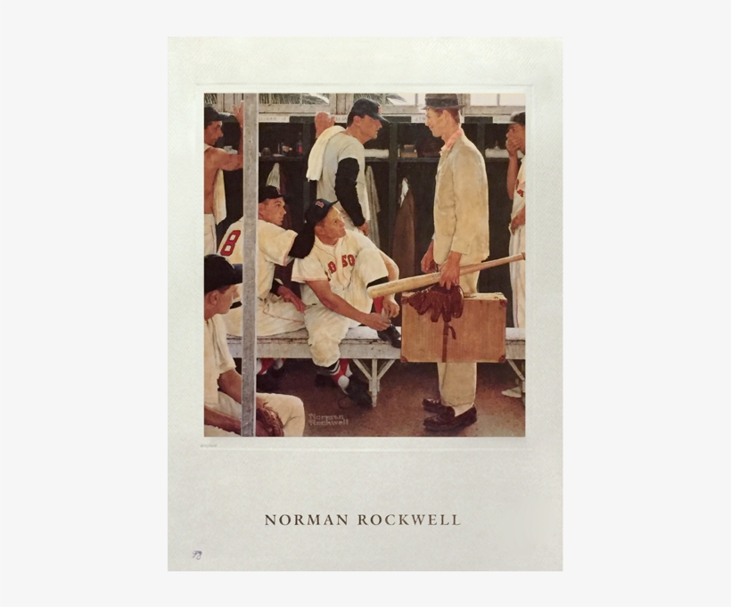 Source - Americanillustration - Org - Report - Kids - Norman Rockwell Rookie Print, transparent png download