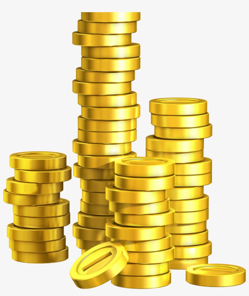 New Super Bros U Clip Art Lakshmi - Transparent Background Gold Coins Png, transparent png download