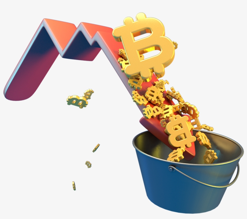 Bitcoin Fluctuation - Flowerpot, transparent png download