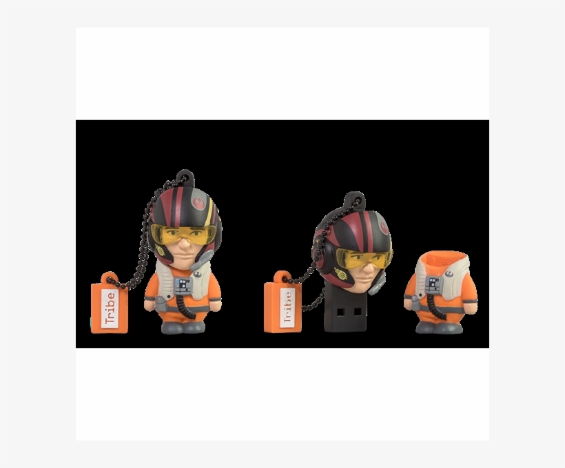 Tribe 16gb Poe Dameron Usb - Cartoon, transparent png download