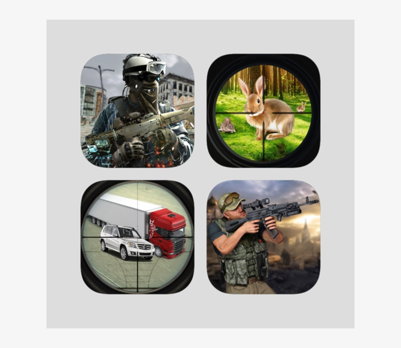 Most Played Sniper Shooting Games Of 2017 On The App - Audi Avantissimo, transparent png download